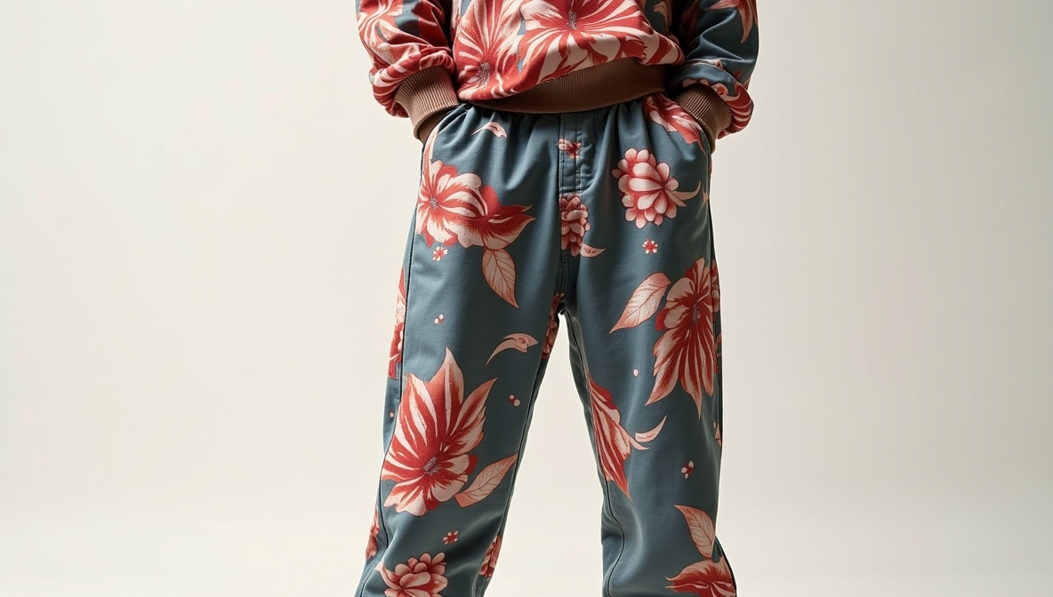 Supreme sweatpants fashion banner